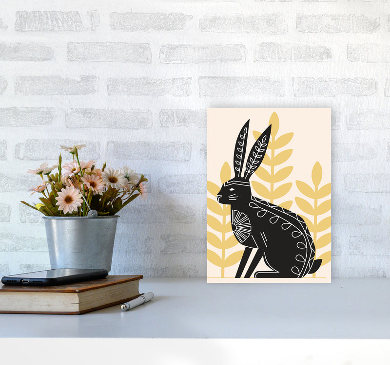 Bunny's Natural Habitat Art Print by Jason Stanley A4 Black Frame