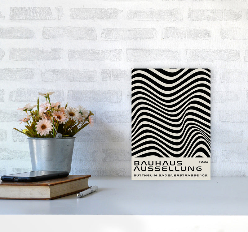 Bauhaus Black And White Art Print by Jason Stanley A4 Black Frame