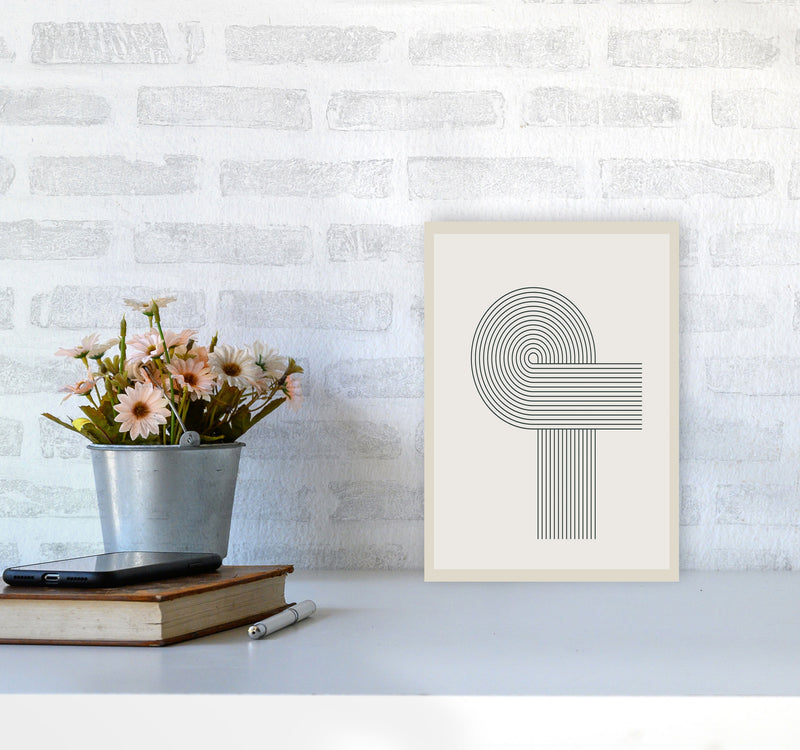 Modern Geometric 1 Art Print by Jason Stanley A4 Black Frame