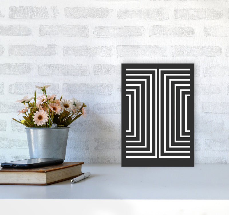 Pattern Series -4 Art Print by Jason Stanley A4 Black Frame