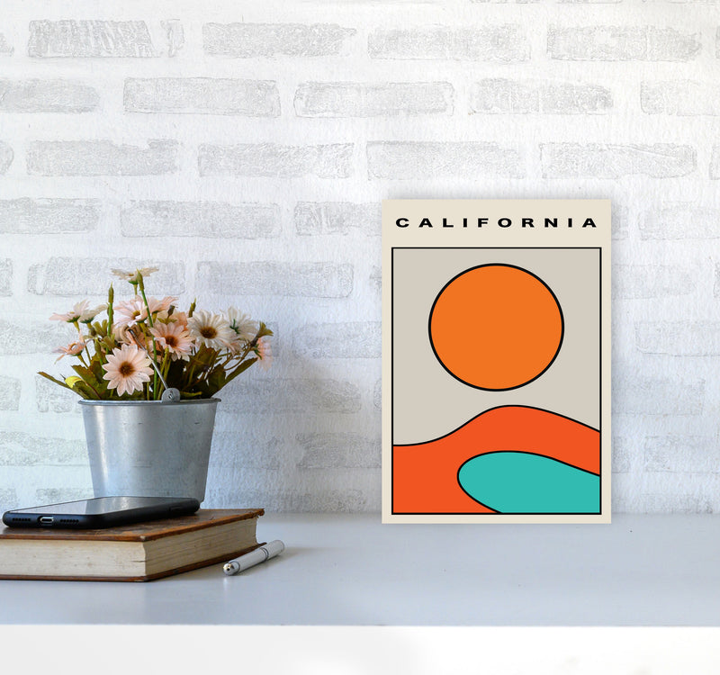 California Vibes! Art Print by Jason Stanley A4 Black Frame