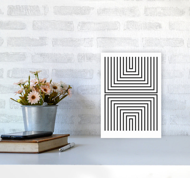 Pattern Series -3 Art Print by Jason Stanley A4 Black Frame