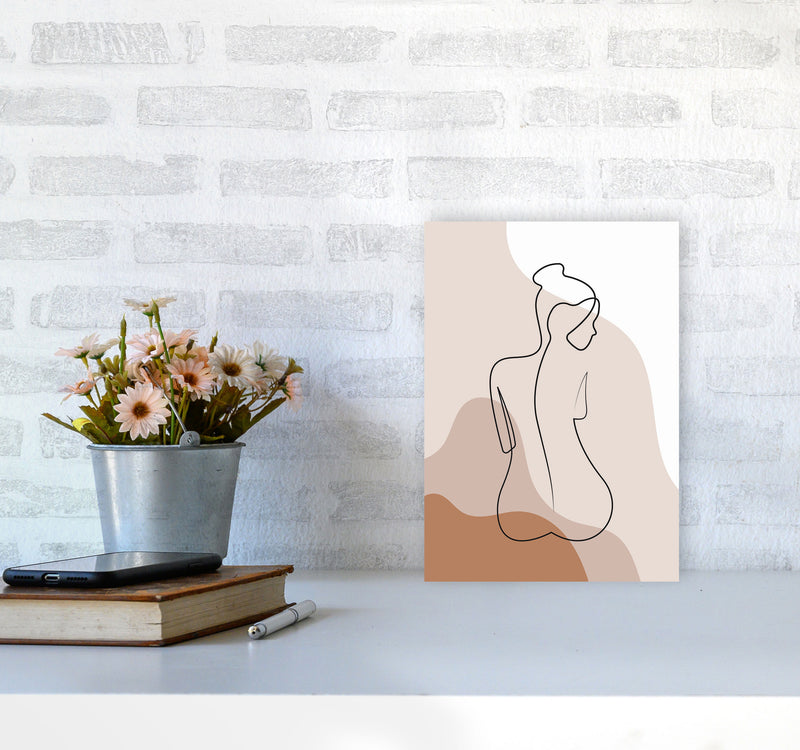 Female Figure II Art Print by Jason Stanley A4 Black Frame