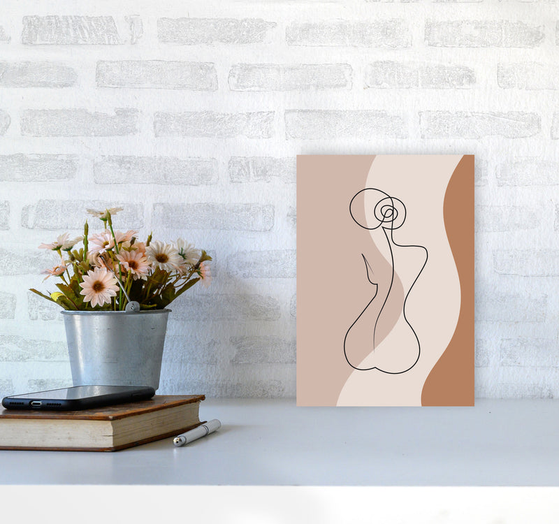 Female Figure I Art Print by Jason Stanley A4 Black Frame