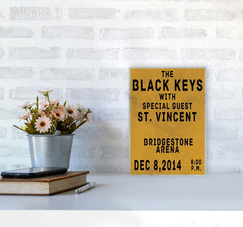The Black Keys Art Print by Jason Stanley A4 Black Frame