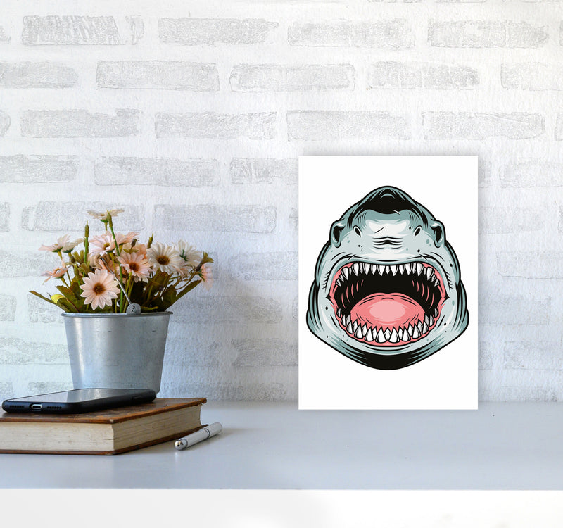 Sharkboy5000 Art Print by Jason Stanley A4 Black Frame