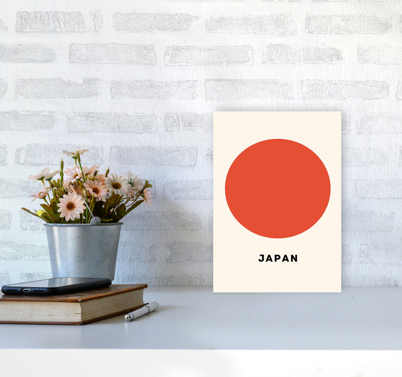 Japan Art Print by Jason Stanley A4 Black Frame
