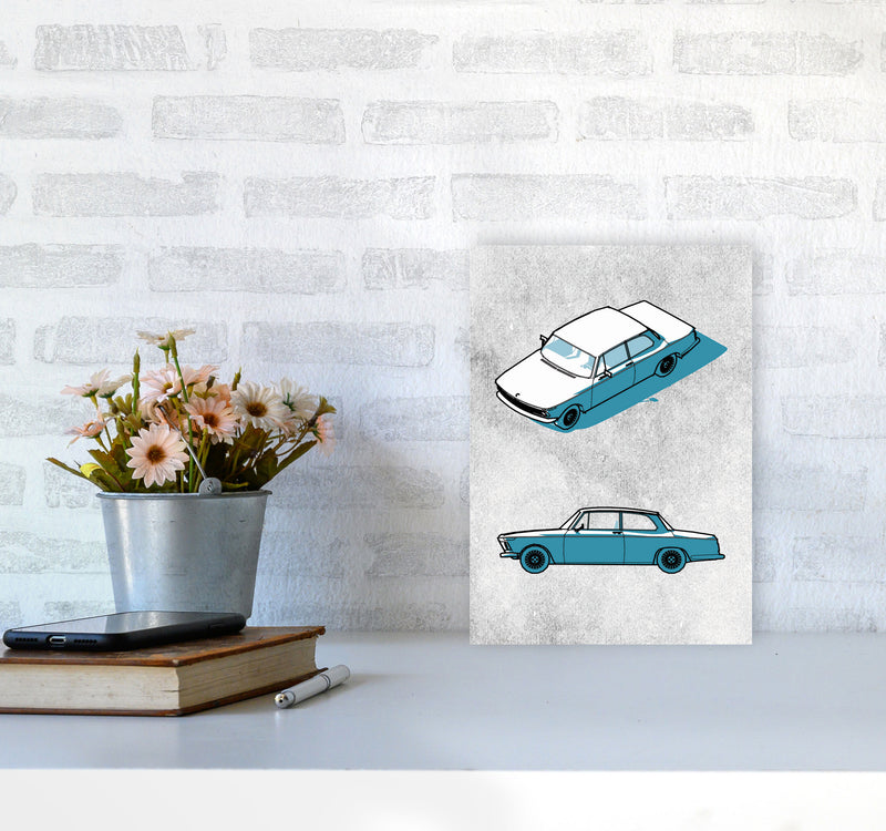 Minimal Car Series I Art Print by Jason Stanley A4 Black Frame