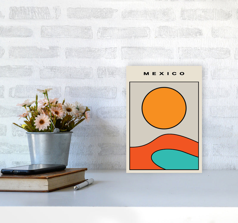 Mexico Vibes! Art Print by Jason Stanley A4 Black Frame