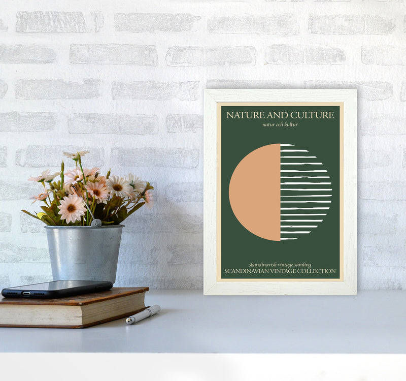 Nature And Culture Scandinavian Collection Art Print by Jason Stanley A4 Oak Frame