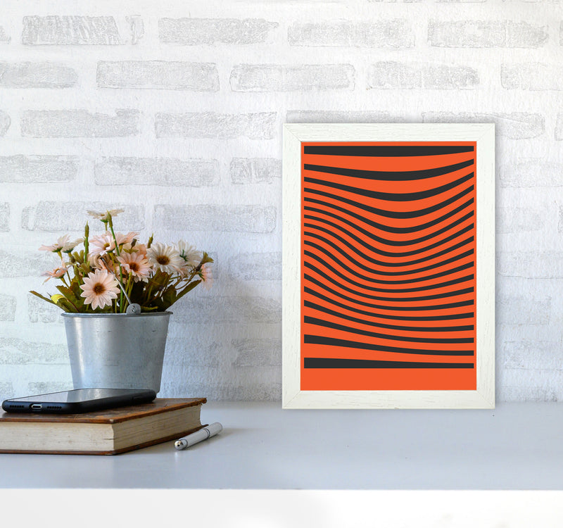 Minimal Geometric Series - 21 Art Print by Jason Stanley A4 Oak Frame