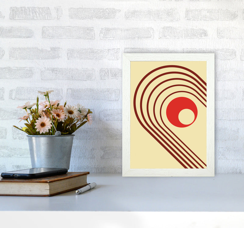 Minimal Geometric Series - 37 Art Print by Jason Stanley A4 Oak Frame