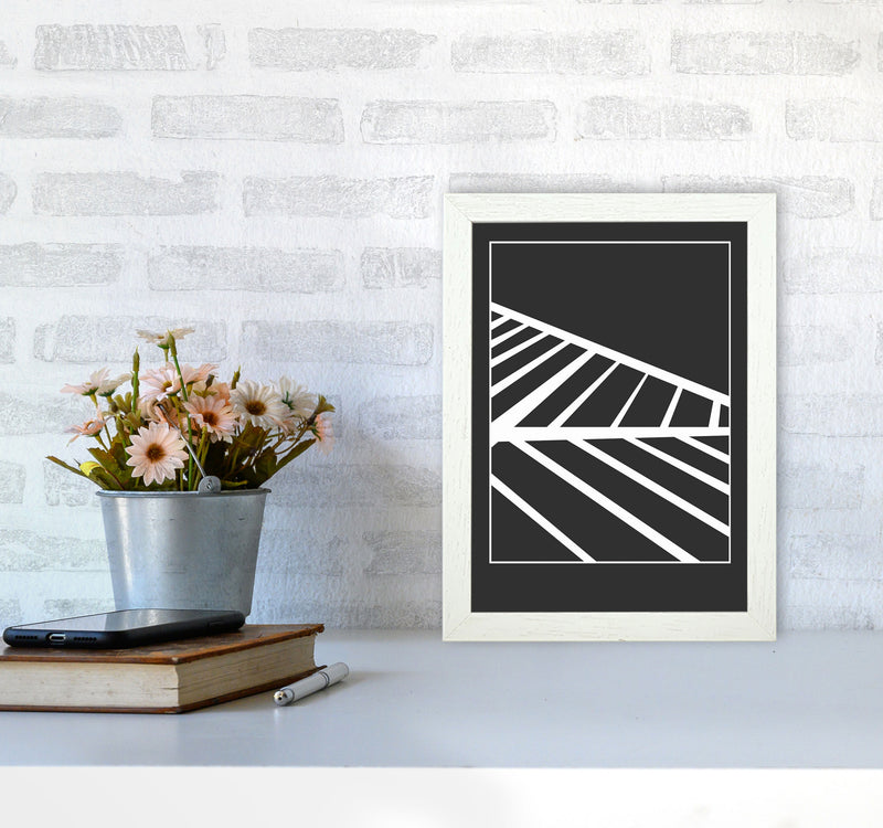 Minimal Geometric Series - 25 Art Print by Jason Stanley A4 Oak Frame