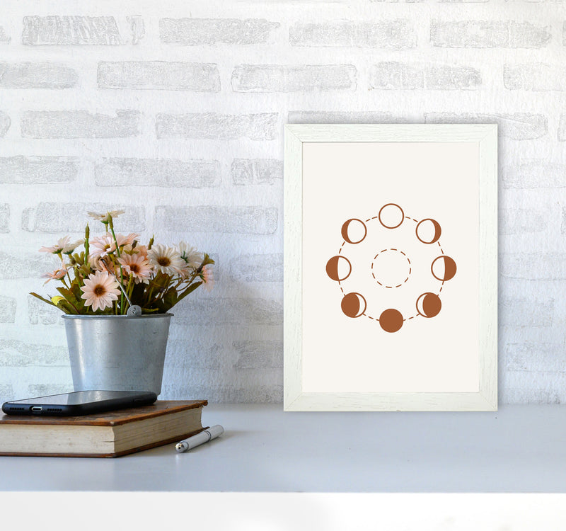 Everything Goes In Cycles Art Print by Jason Stanley A4 Oak Frame