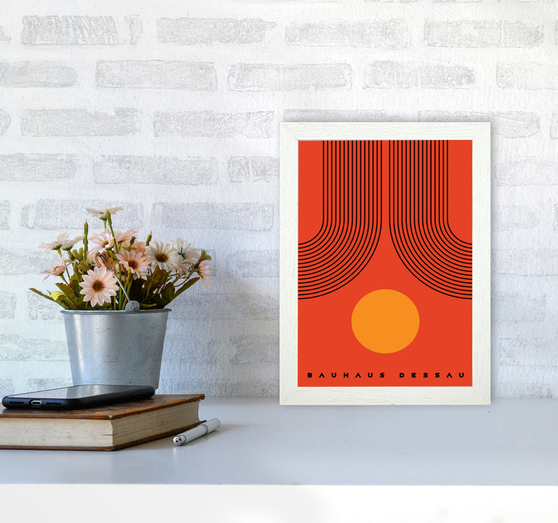 Bauhaus Design IIIIII Art Print by Jason Stanley A4 Oak Frame