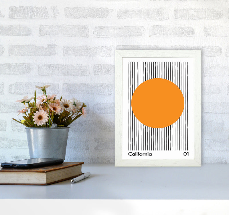 California 01 Skinny Art Print by Jason Stanley A4 Oak Frame