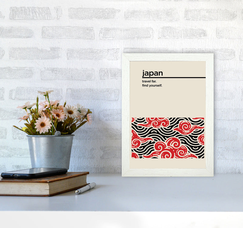 Japan Find Yourself Art Print by Jason Stanley A4 Oak Frame