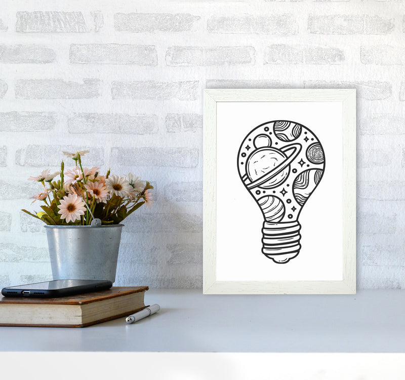 I Just Had An Idea Art Print by Jason Stanley A4 Oak Frame