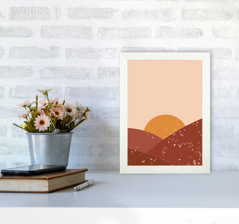 The Perfect Sunset Art Print by Jason Stanley A4 Oak Frame