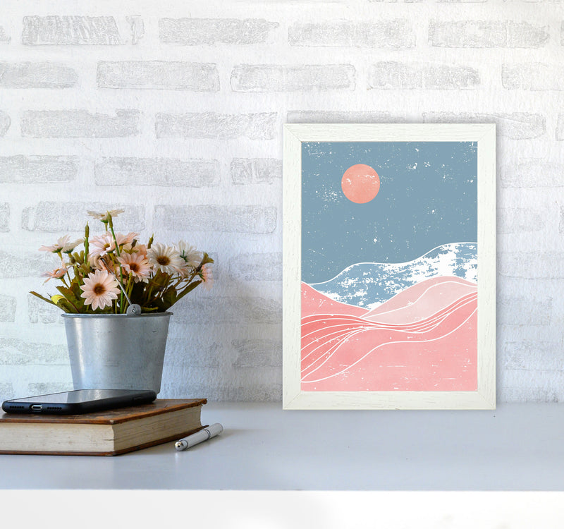 Washed Out Sunrise Art Print by Jason Stanley A4 Oak Frame