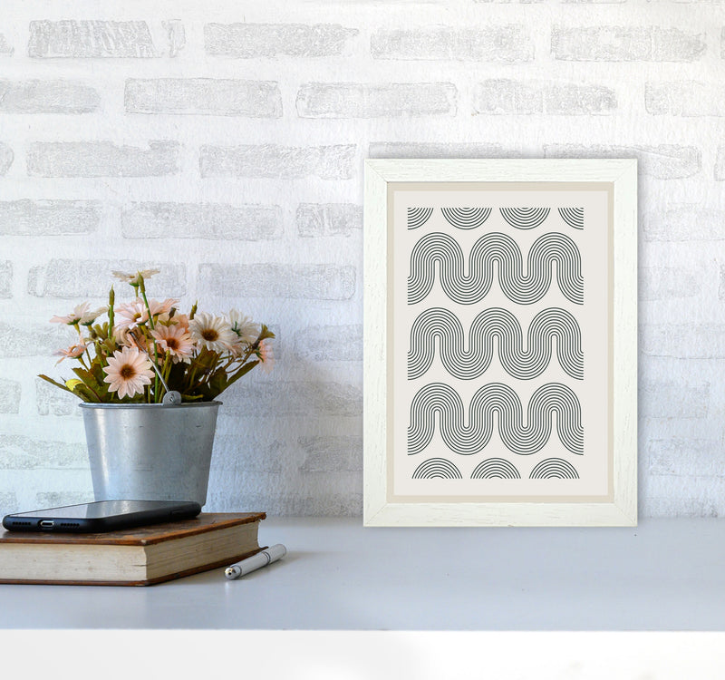 Modern Geometric 2 Art Print by Jason Stanley A4 Oak Frame