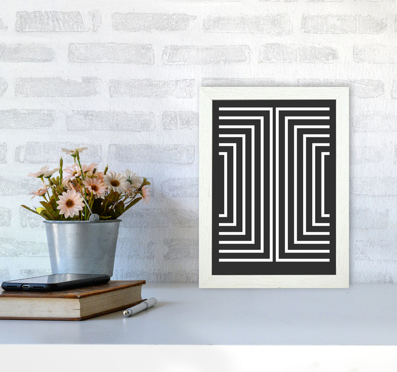 Pattern Series -4 Art Print by Jason Stanley A4 Oak Frame