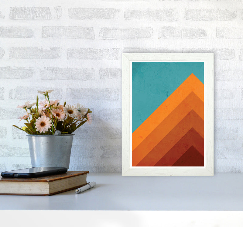 Top Of The World Art Print by Jason Stanley A4 Oak Frame