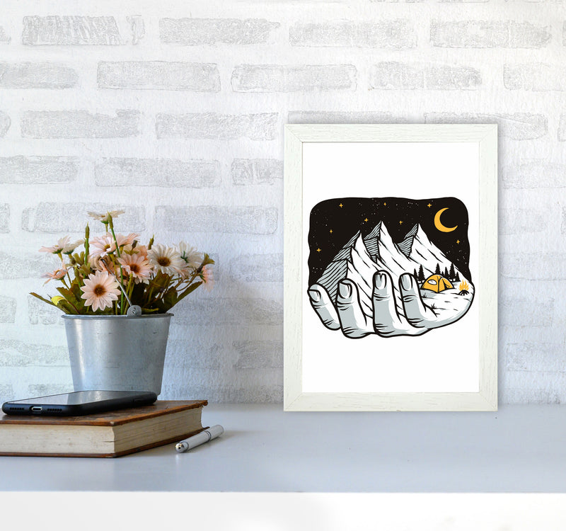 Grab A Handfull Art Print by Jason Stanley A4 Oak Frame