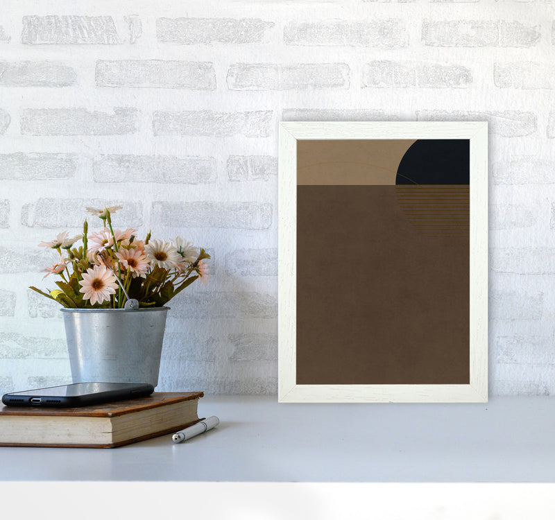 Minimal Vibes 1 Art Print by Jason Stanley A4 Oak Frame