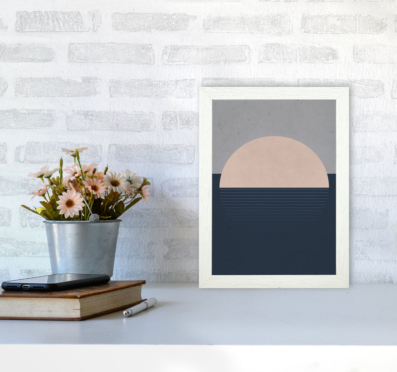 Minimal Vibes 2 Art Print by Jason Stanley A4 Oak Frame