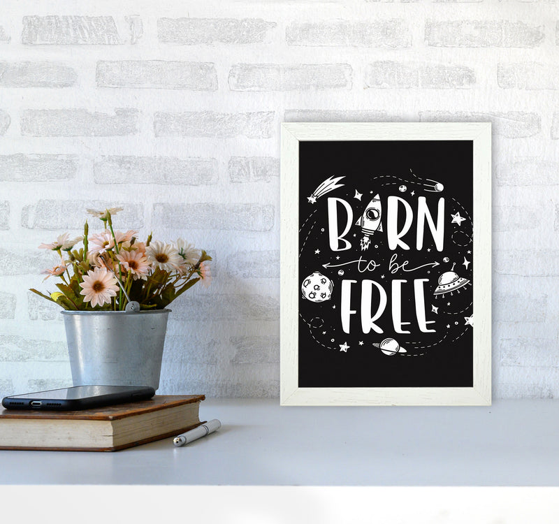 Born To Be Free Art Print by Jason Stanley A4 Oak Frame