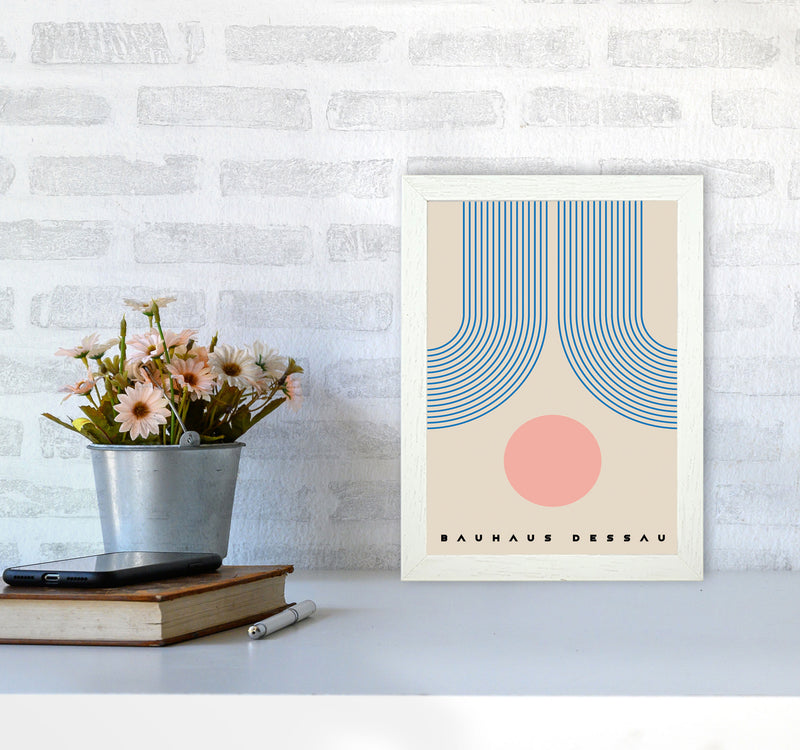 Bauhaus Design Art Print by Jason Stanley A4 Oak Frame