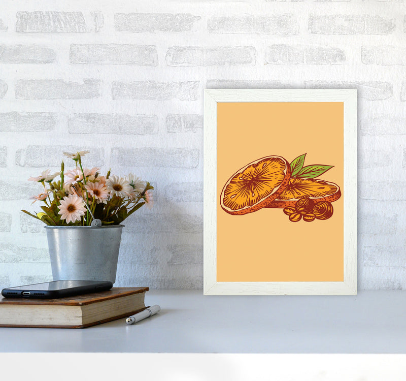 Orange Slices Art Print by Jason Stanley A4 Oak Frame