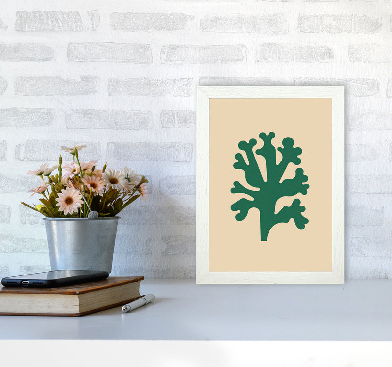 Cutout Seaweed Art Print by Jason Stanley A4 Oak Frame