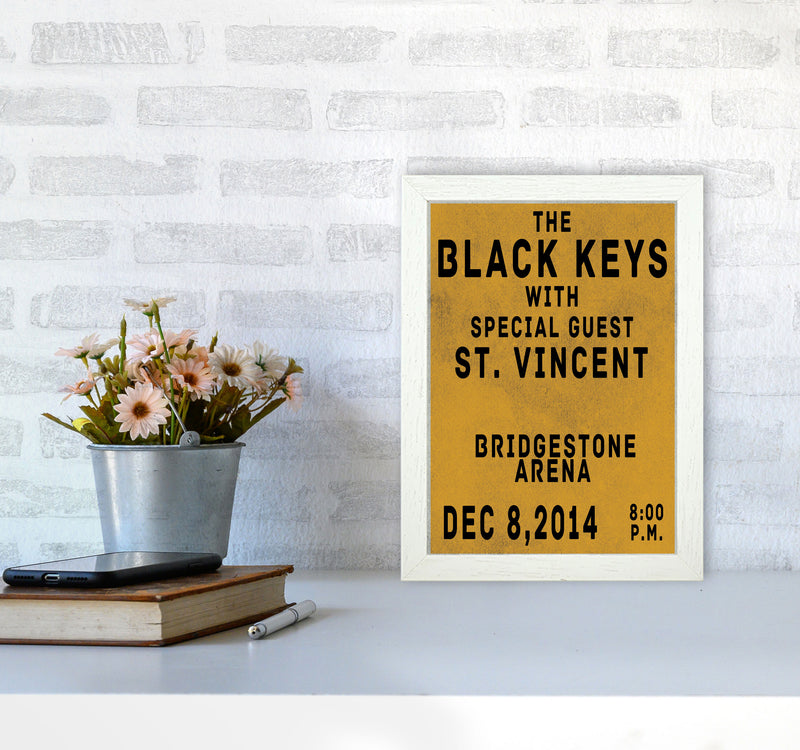 The Black Keys Art Print by Jason Stanley A4 Oak Frame