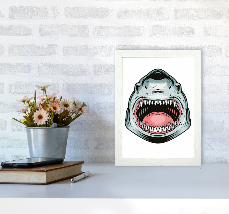 Sharkboy5000 Art Print by Jason Stanley A4 Oak Frame