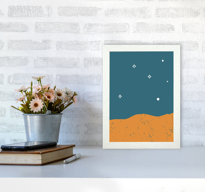 Starry Night Art Print by Jason Stanley A4 Oak Frame