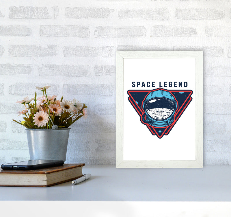 Space Legend Art Print by Jason Stanley A4 Oak Frame