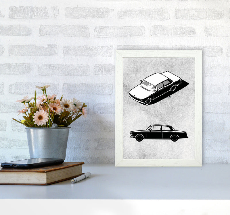 Minimal Car Series II Art Print by Jason Stanley A4 Oak Frame