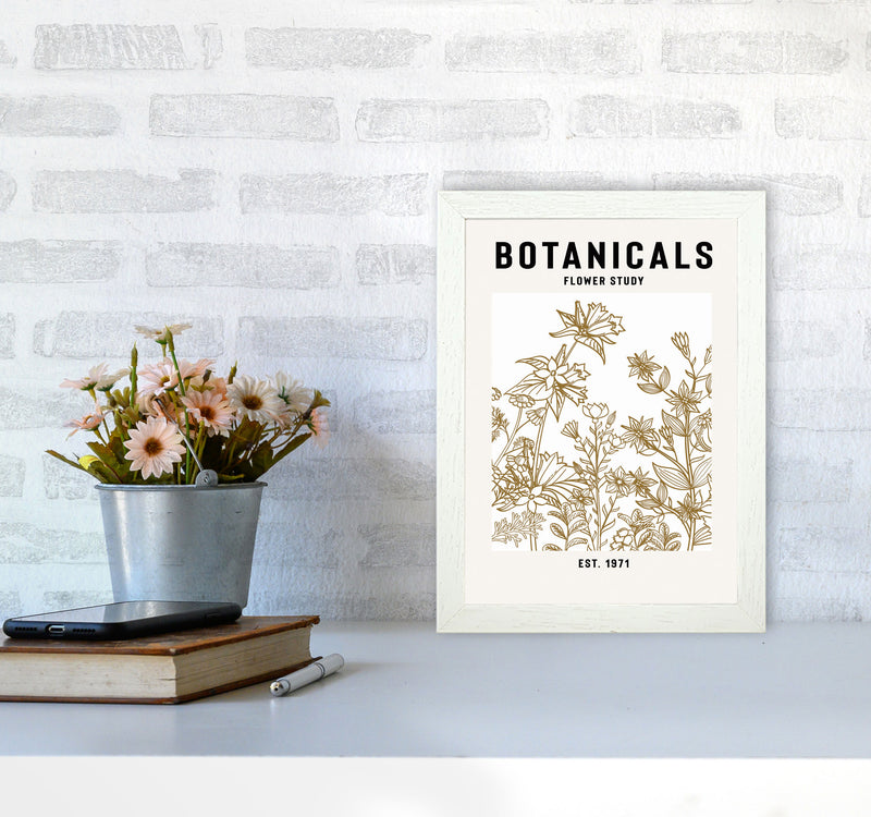 Botanicals Flower Study II Art Print by Jason Stanley A4 Oak Frame