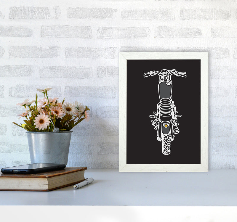 Let's Ride! Art Print by Jason Stanley A4 Oak Frame