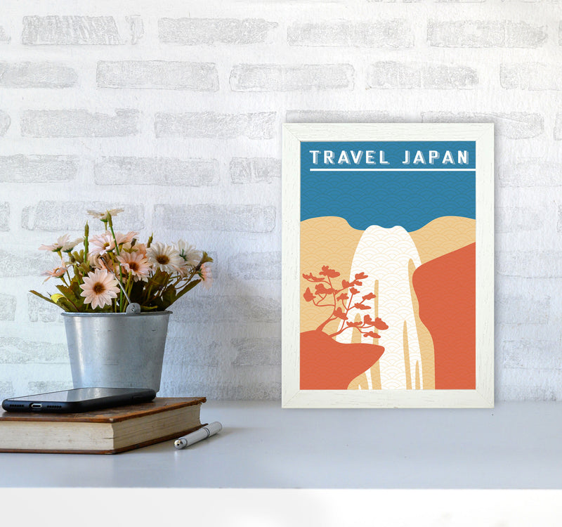 Traval Japan Minimilism I Art Print by Jason Stanley A4 Oak Frame