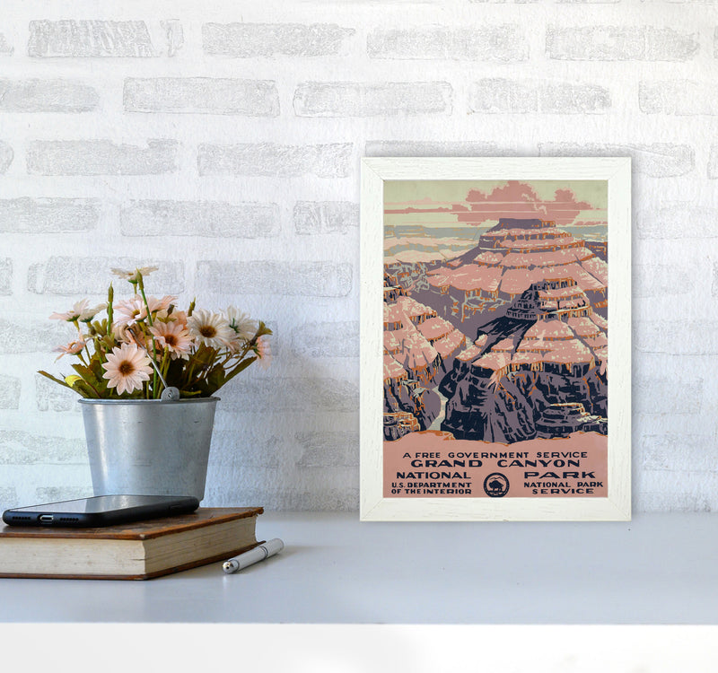 Grand Canyon National Park Art Print by Jason Stanley A4 Oak Frame