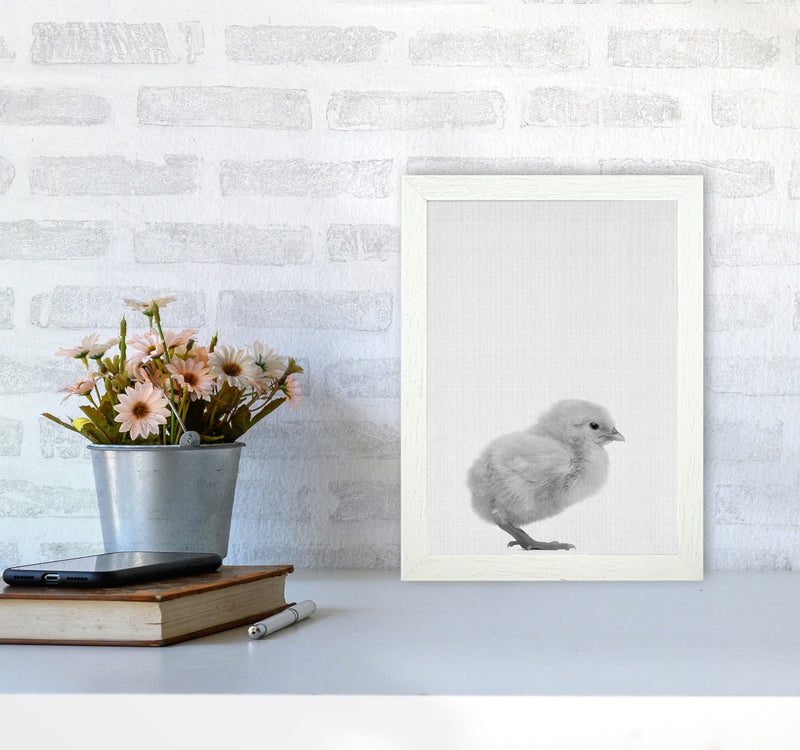 Just Me And My Chick Copy Art Print by Jason Stanley A4 Oak Frame