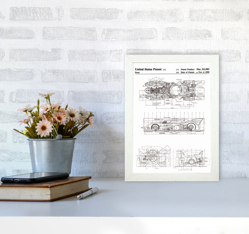 Patents Art Print by Jason Stanley A4 Oak Frame