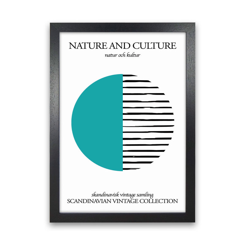 Nature And Culture Scandinavian Collection IV Art Print by Jason Stanley Black Grain