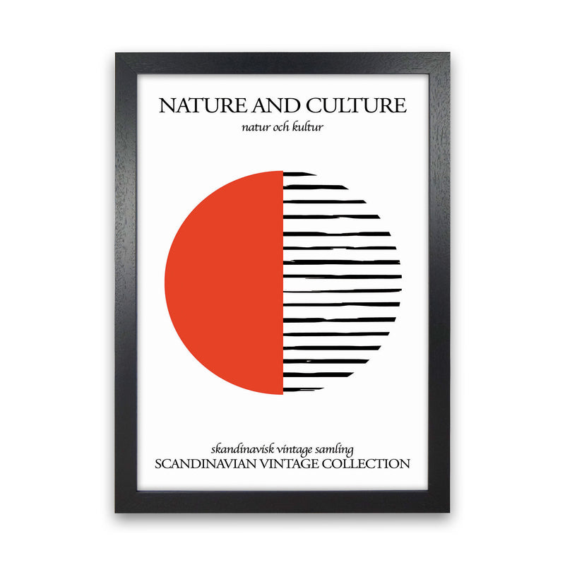 Nature And Culture Scandinavian Collection III Art Print by Jason Stanley Black Grain