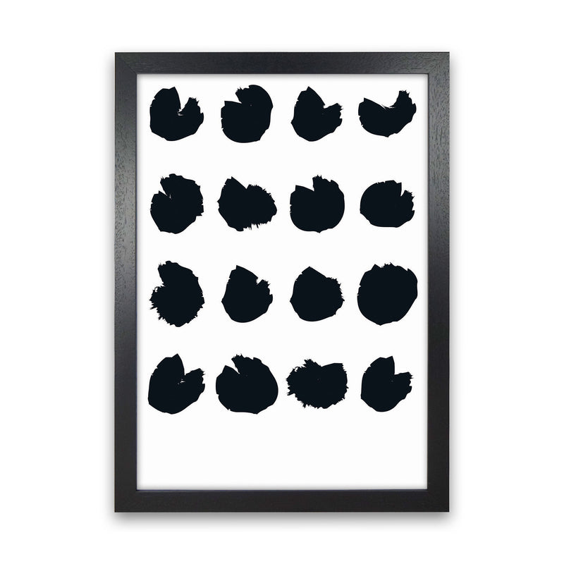 Minimal Geometric Series - 44 Art Print by Jason Stanley Black Grain