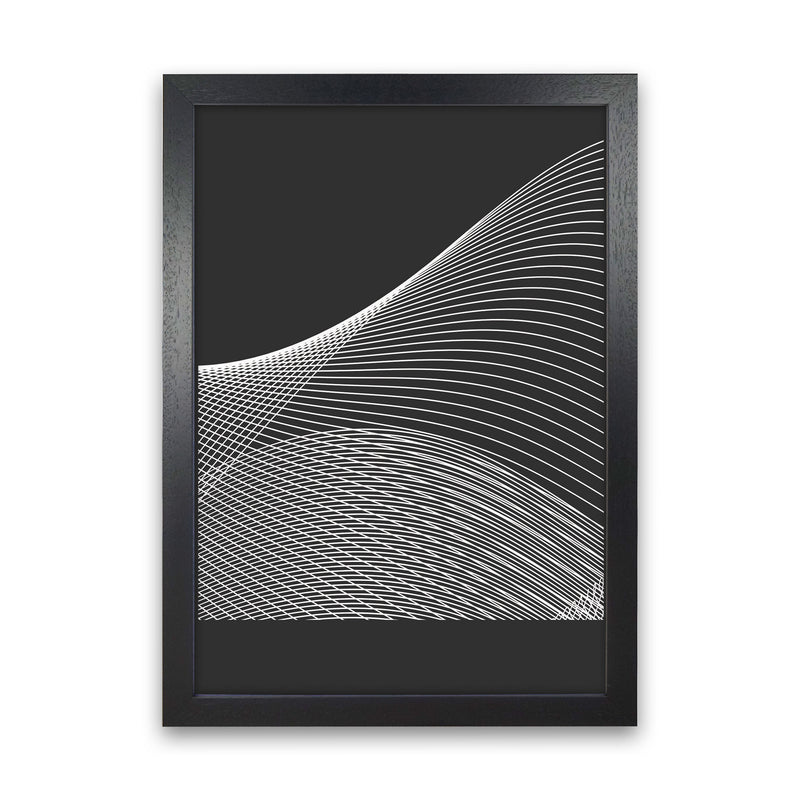 Minimal Geometric Series - 13 Art Print by Jason Stanley Black Grain