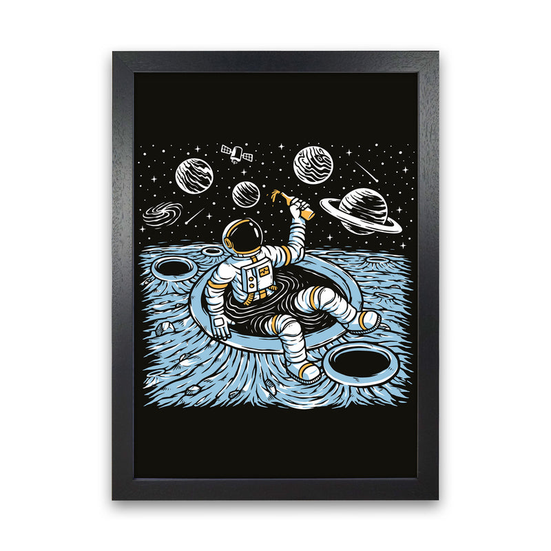 Cold Beer And Zero Gravity Art Print by Jason Stanley Black Grain